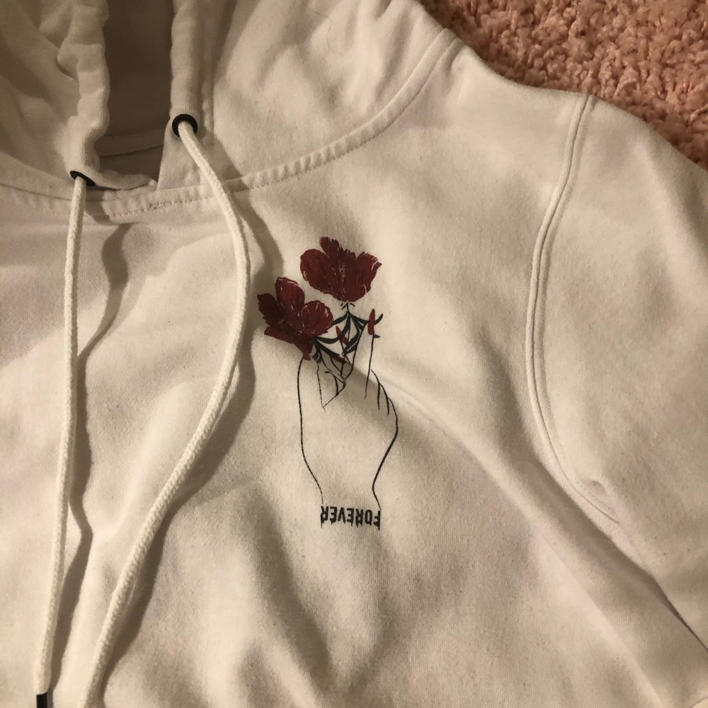 Volcom white hoodie - Picture 2 of 3